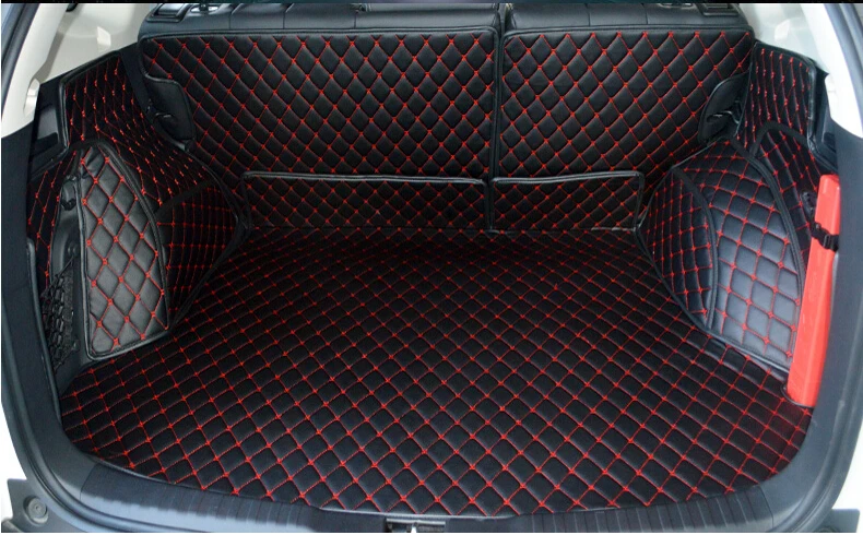 Us 99 6 17 Off Black Red Pu Leather Rear Trunk Cargo Pad Cover Carpets For Honda Crv Cr V 2012 2013 2014 2015 In Interior Mouldings From Automobiles
