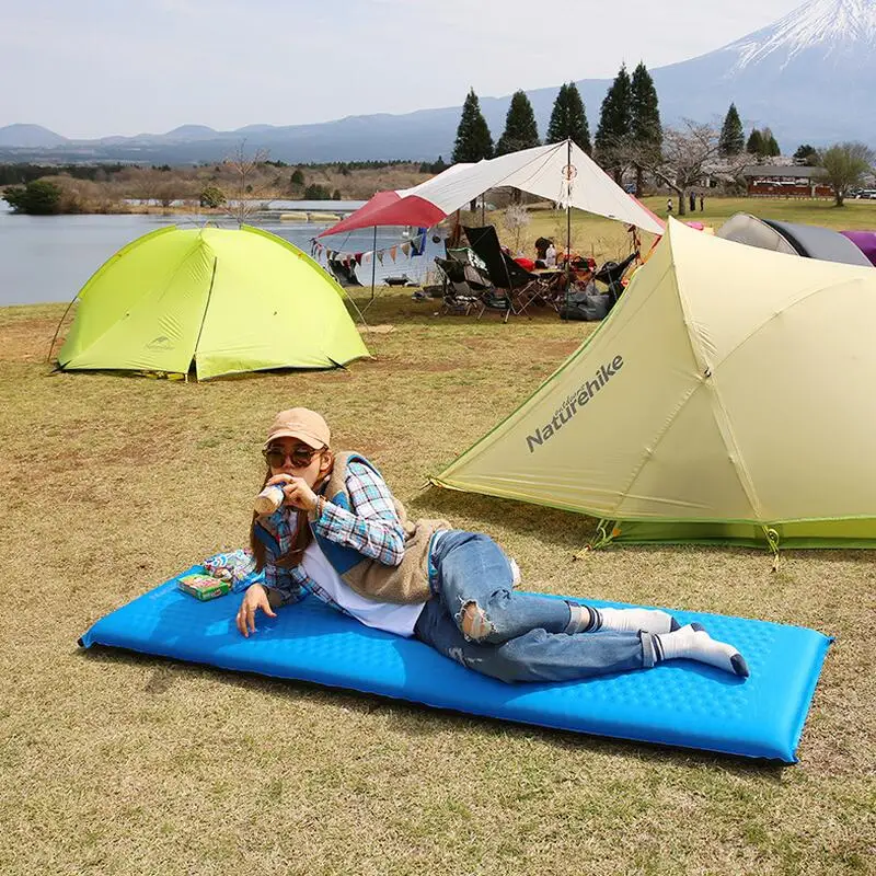 Naturehike في الشاطئ حصيرة نفخ فراش التخييم حصيرة خفيفة خيمة سرير قابل للطي مرتبة هوائية وسادة النوم اليوغا حصيرة NH17Q001-D