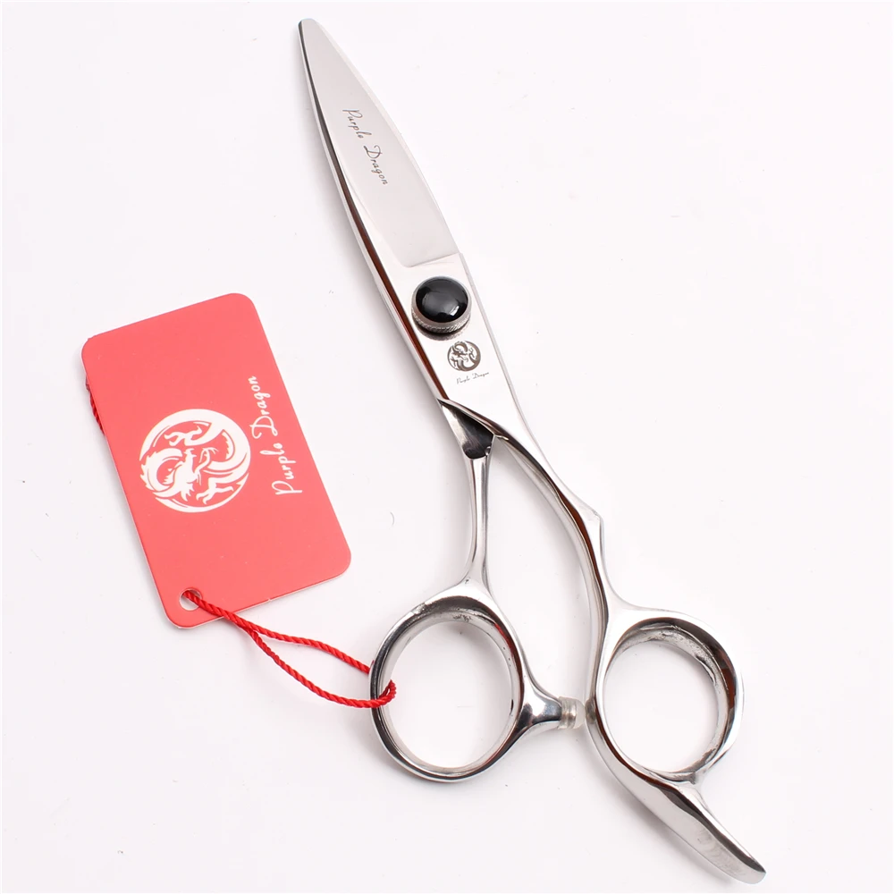 Z1022 6.0Inch 17.5cm JP 440C Purple Dragon Barbers Regular Shears