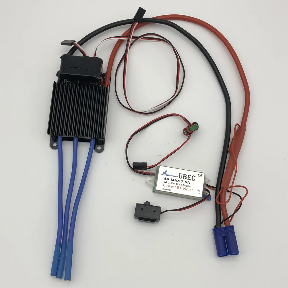 Freewing 150A бесщеточный ESC с 7.5A UBEC использовать для 90 мм металла EDF RC/реактивный самолет T45 yak130 F18 F16