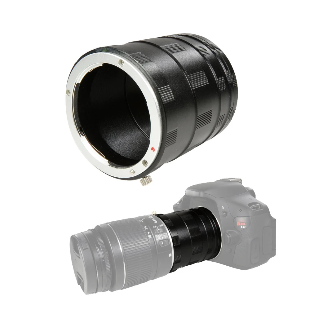 Макро Удлинительное Кольцо-адаптер для Canon EOS EF Mount 1100D 1200D 760D 750D 700D 650D 600D 60D 70D 100D 5diii
