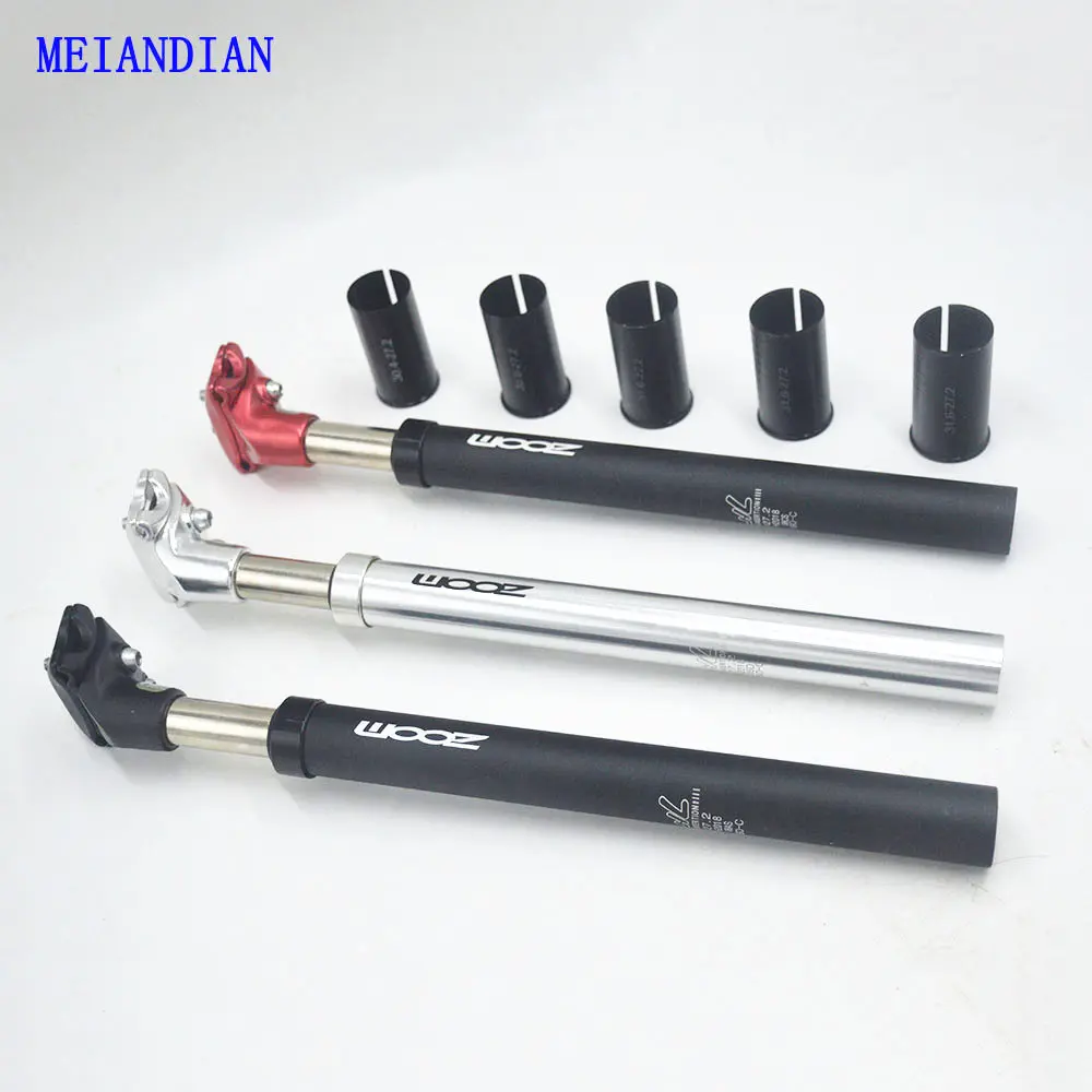 

ZOOM Road Mountain Bike shock absorber Damping suspension 27.2/28.6/30.4/30.8/31.6 X350MM seat post MTB setback bicycle Seatpost