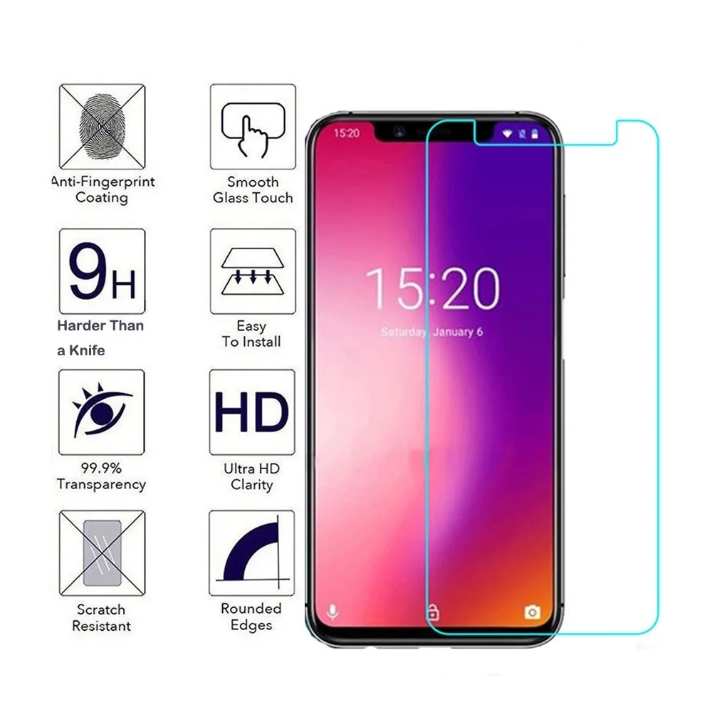 9H 0 3 мм 2.5D прозрачное закаленное стекло для Umidigi One Pro S2 защита экрана Защита от