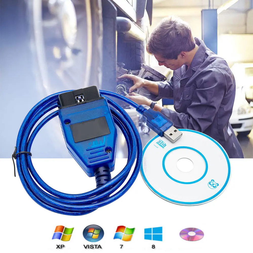 

USB Cable KKL VAG-COM 409.1 OBD2 II OBD Diagnostic Scanner For VW/Audi/Seat VCDS Diagnostic Cables and Connectors