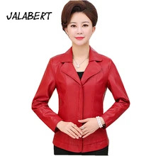 JALABERT 2017 jackets coats spring autumn leather font b clothing b font 6XL plus size font
