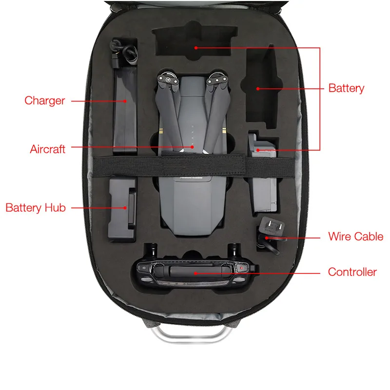 Mavic Pro Чехол Водонепроницаемый жесткий чехол Mavic pro рюкзак с EVA вставки для хранения Батарея сумка для DJI Mavic pro