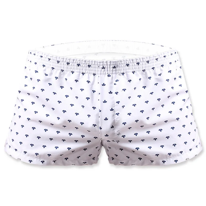 Fashion Classic Sexy Men's Trunks Cotton Mens Sleep Wear Loose Man