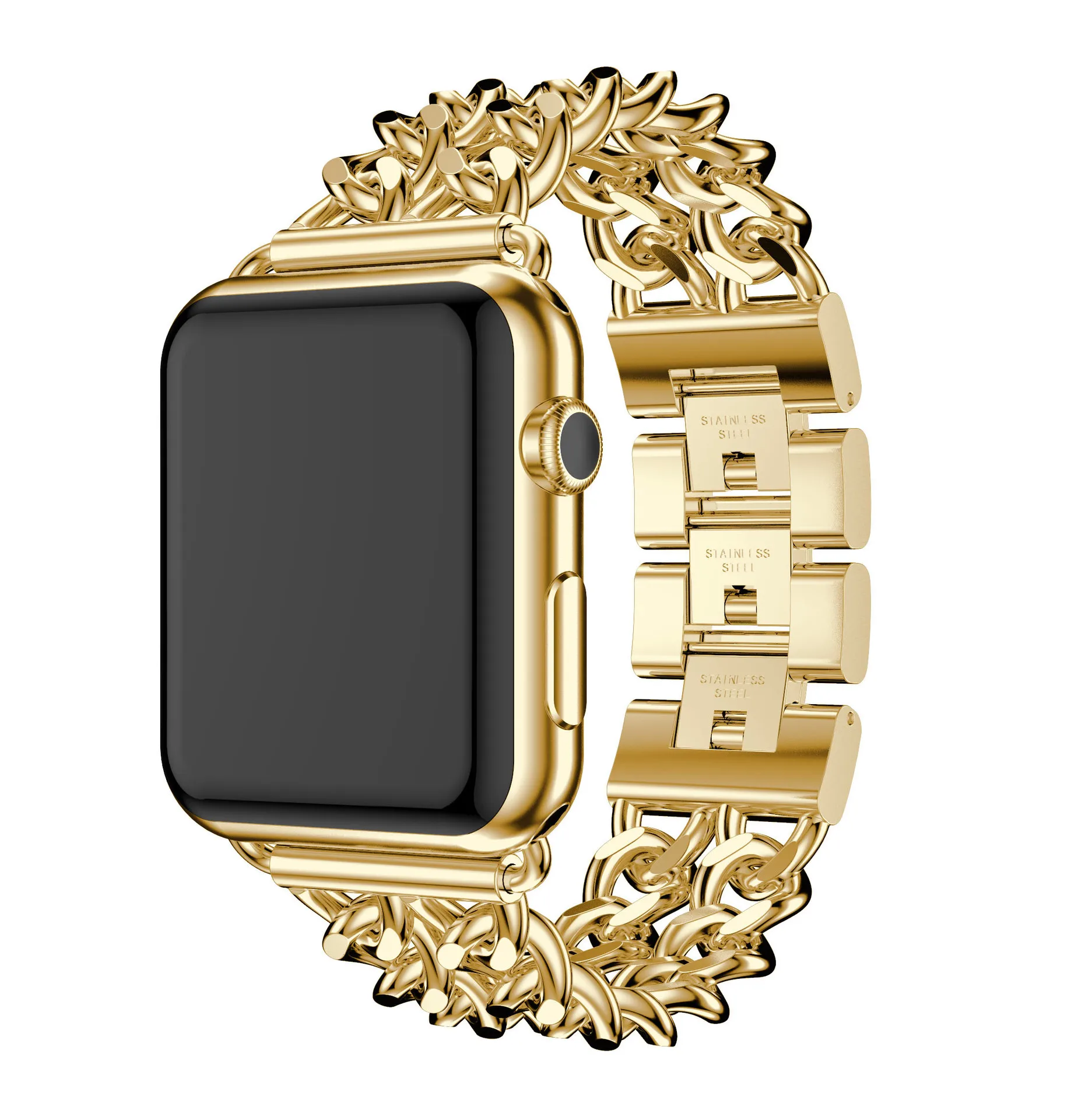 Ремешок из нержавеющей стали для Apple Watch Iwatch 4/3/2/1 42 мм/38 мм/40 мм/44 мм|Ремешки часов| |
