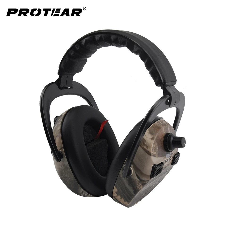 Protear Electronic Ear Protection Shooting Hunting Ear Muff Print