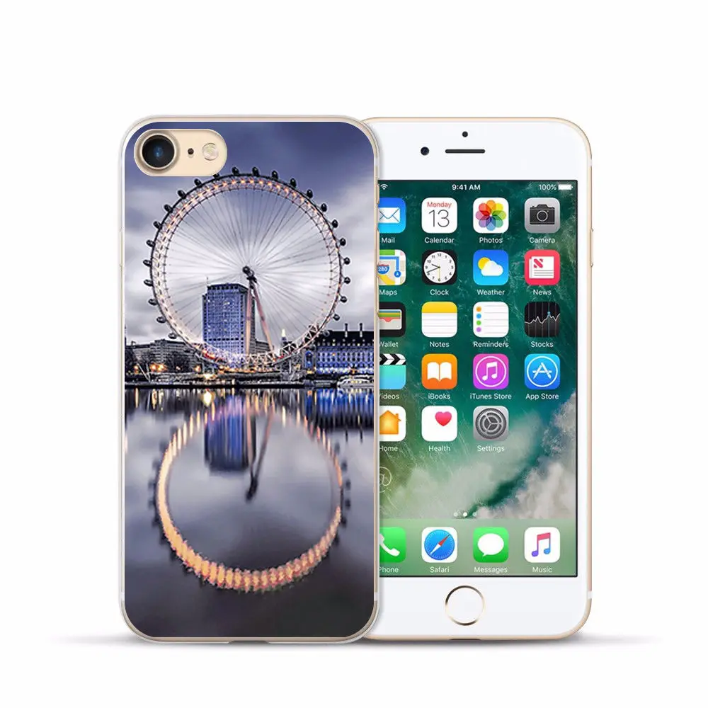 FOR iPhone 7case Painting Silicon Cover FOR Iphone 6s Soft Clear Protective TPU Back Cover FOR 4 4S 5 5S 6 7 8 Plus X XS Max XR (2)