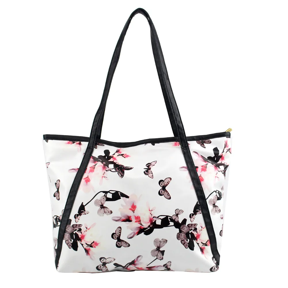 

2018 Women Fashion Leather Bag with Flowers pattern Handbag Shoulder Bags Messenger Bolsos Bandolera Mujer #YL1