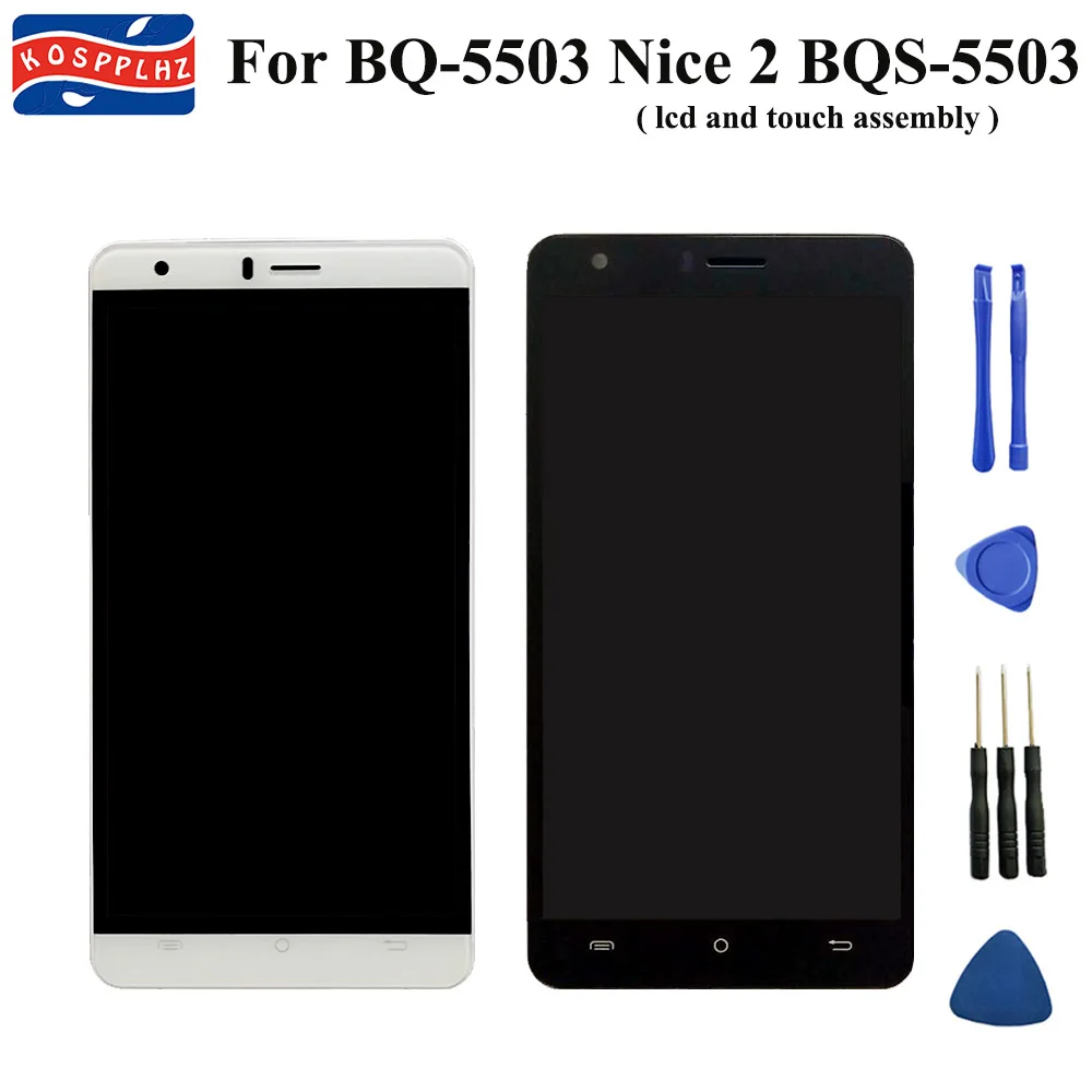 5 0 в высокое качество для BQ 5503 хороший 2 ЖК дисплей и сенсорный экран сборки + рамки
