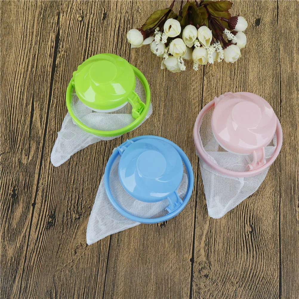 

1* Mesh Filter Bag Laundry Ball Floating Style Washing Machine Filtration Hair Removal Device House Cleaning Tools