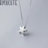 RYOUCUTE-colliers en argent véritable, bijoux style Boho, longue chaîne, gommage, ras du cou pour femmes, cadeaux, 100% ► Photo 1/2