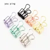 High quality  48mm 32mm 19mm Multicolor metal Binder clip for decorative  clips Student School Office Supplies ► Photo 1/6