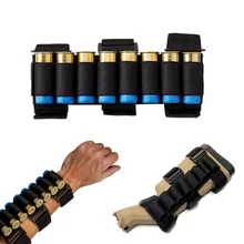 Тактический сумка Охота мешки Чехлы 8 раундов патроны В виде ракушки держатель стрелков предплечье рукава подсумок Airsoft M4 патронташ