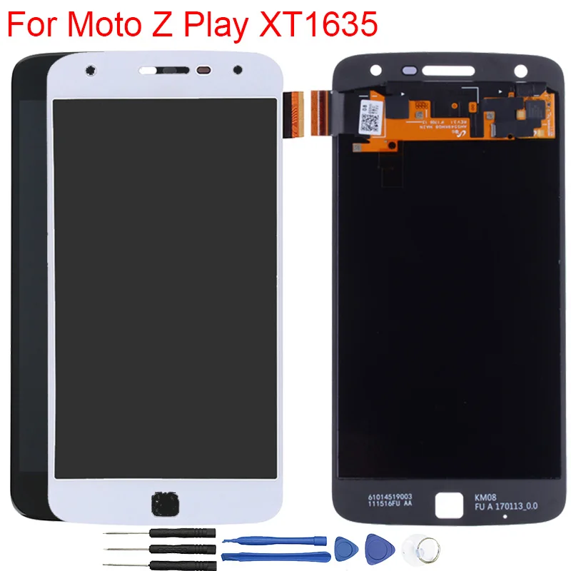 

Original LCD For Moto Z Play Display Amoled Touch Screen 5.5 Inch LCD Display For Motorola Moto Z Play XT1635 LCD Display