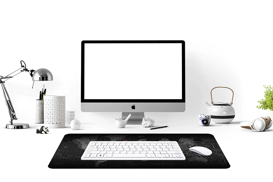 Gaming Mouse Pad Computer Mousepad Large Mouse Pad Gamer Big Mouse Mat Mousepad Rug XL World Map Mause Pad Mat Keyboard Game Mat (2)