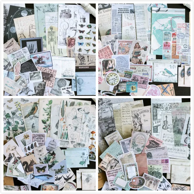 

KSCRAFT Vintage Design Material Papers for Scrapbooking DIY Projects/Photo Album/Card Making Crafts