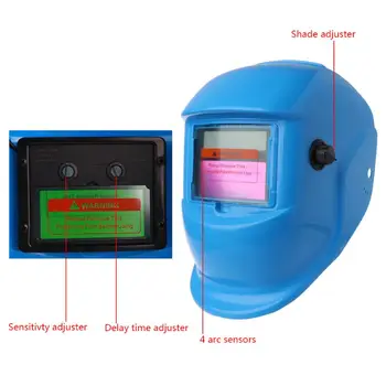 

New Solar Automatic Darkening Welding Helmet Welding Mask Automatic Welding Shield MIG TIG ARC Welding Shield qiang