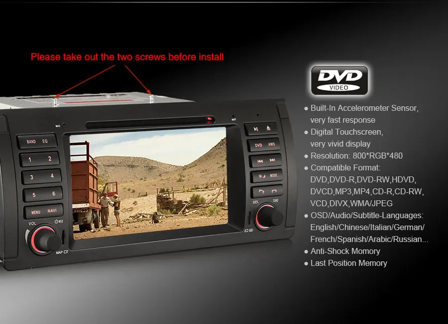 Clearance Erisin ES739B 7" 2 din Car DVD 3G GPS RDS Bluetooth DVD iPhone SWC USB DVR-IN for BMW 5er E39 E53 M5 X5 10 Clearance Erisin ES739B 7" 2 din Car DVD 3G GPS RDS Bluetooth DVD iPhone SWC USB DVR-IN for BMW 5er E39 E53 M5 X5 10