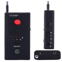 EU plug Wireless RF Signal Detector CC308+ Multi Function Camera Bug GPS Laser GSM WiFi Full-range
