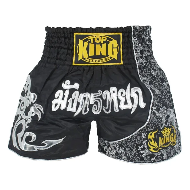 US $13.78 SUOTF Black MMA Fighting Fitness Training Muay Thai Boxing Sports Shorts Tiger Muay Thai mma shorts