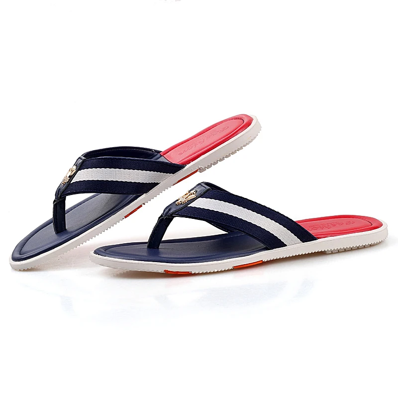 Summer Style Men  beach Flip flop  Men Fashion Slippers leather  Flip Flop Soft Man slipper Comfortable slip flip flop,1606