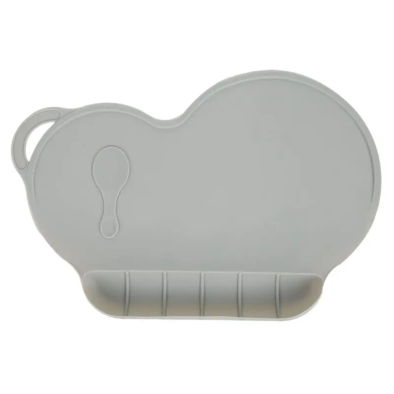 Детская силиконовая подставка для кормления, нескользящая тарелка для малыша, коврик для стола, портативный BPA, Бесплатная столовая посуда
