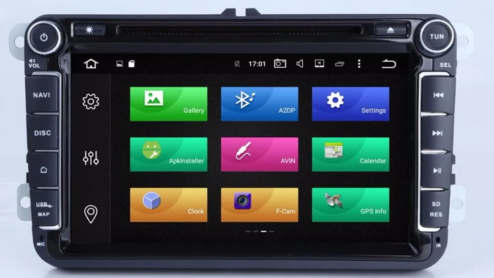 Flash Deal 2 Din 8" Android 9.0 Octa Core Car DVD Player Radio for vw Volkswagen Golf Passat Touran Tiguan Sharan Magotan Skoda Seat 2