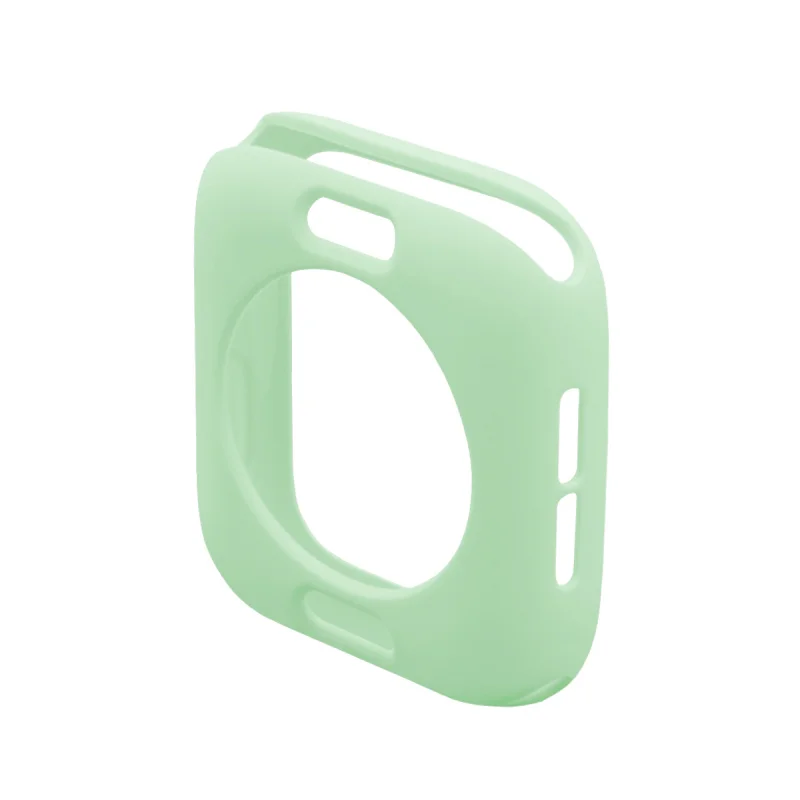 Для apple watch series 5 4 3 2 чехол для iwatch ТПУ карамельного цвета мягкий чехол тонкий защитный ультратонкий ремешок 38 мм 40 мм 42 мм 44 мм