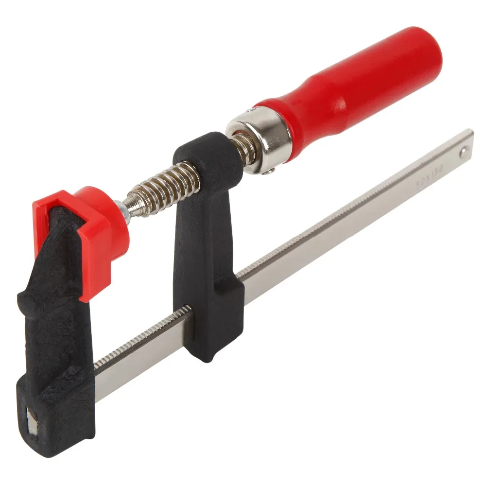WORKPRO-Steel-Bar-Clamp-with-wood-handle-Malleable-cast-jaws-for-strength-and-durability-50mm-200mm