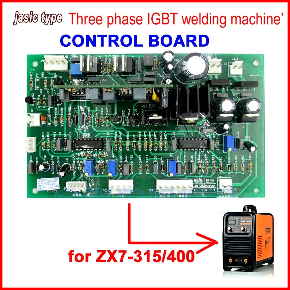 

Free shipping ZX7 315 400 Control card for jasic IGBT dc inverter mma welding machine