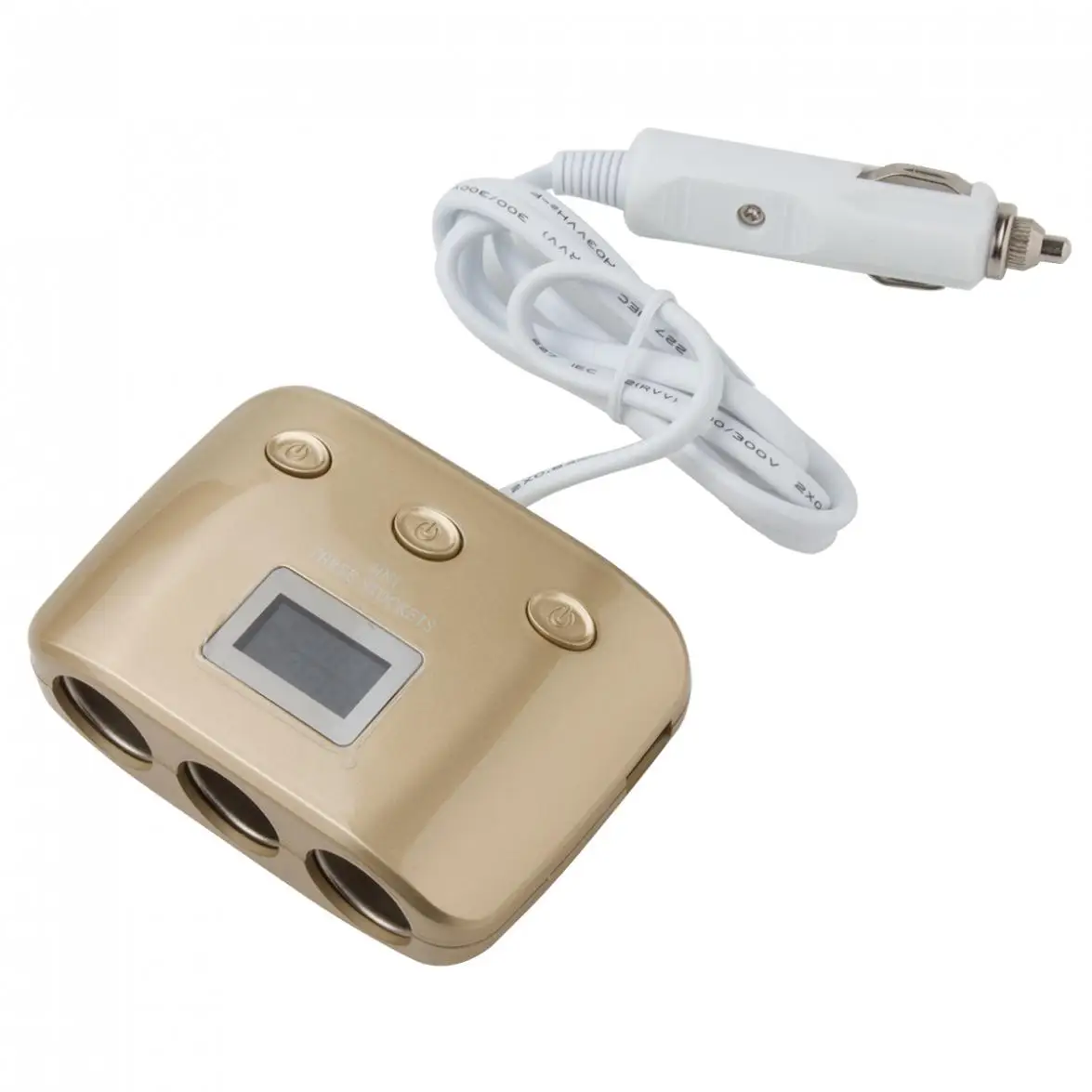 3 Way 2 USB конвертер питания автомобильный адаптер прикуриватель разветвитель