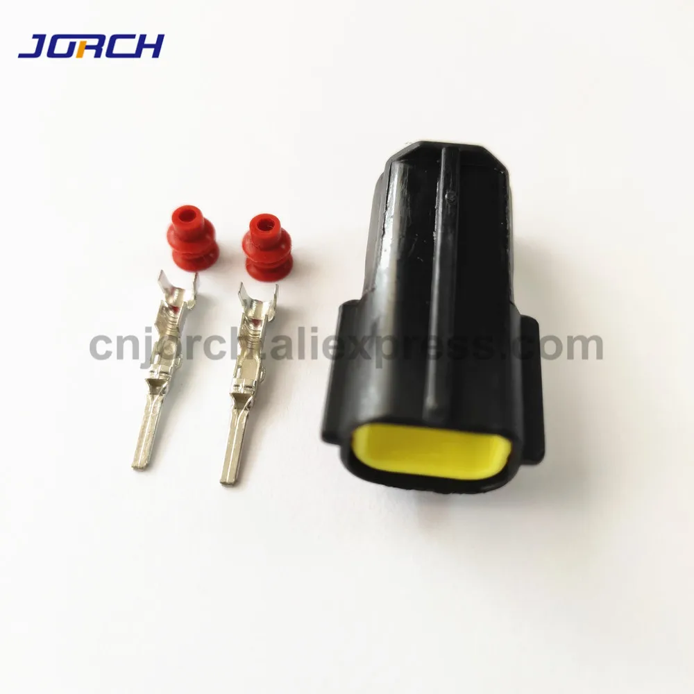 

10sets 1.8series waterproof wire connector male auto plug 174354-2