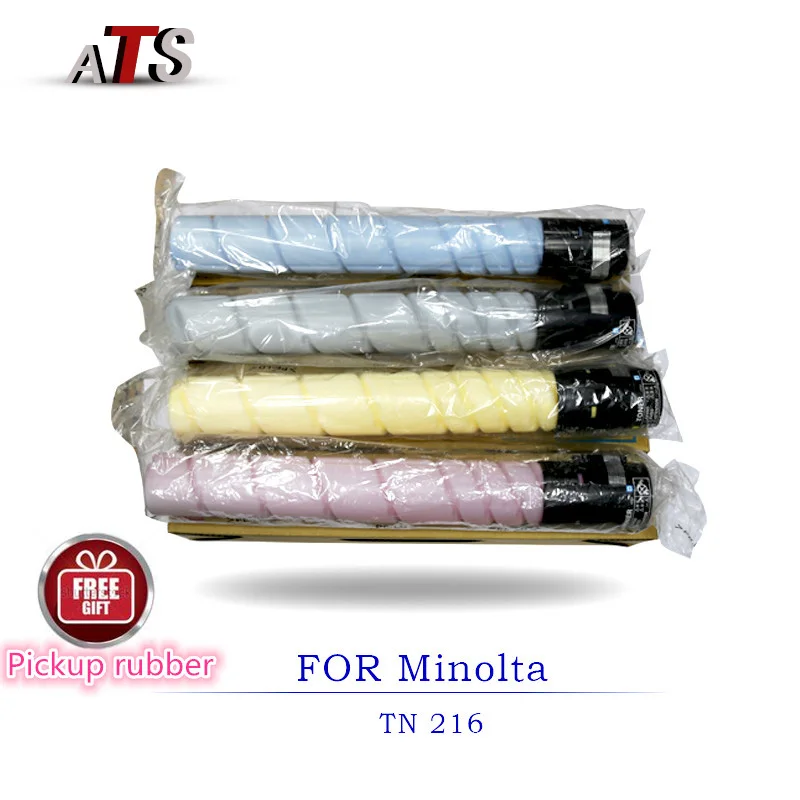 

1PCS BK524G CMY437G toner cartridge for Konica Minolta TN216 Bizhub C220 C360 C280 compatible toner powder copier parts