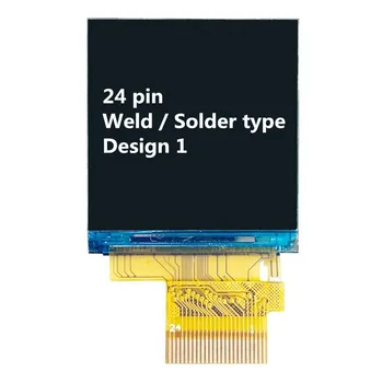 

TFT LCD panel 1.3"screen HD IPS 240(RGB)*240 resolution ST7789 12pin 24 pin 3/4 line SPI 262K full colors display