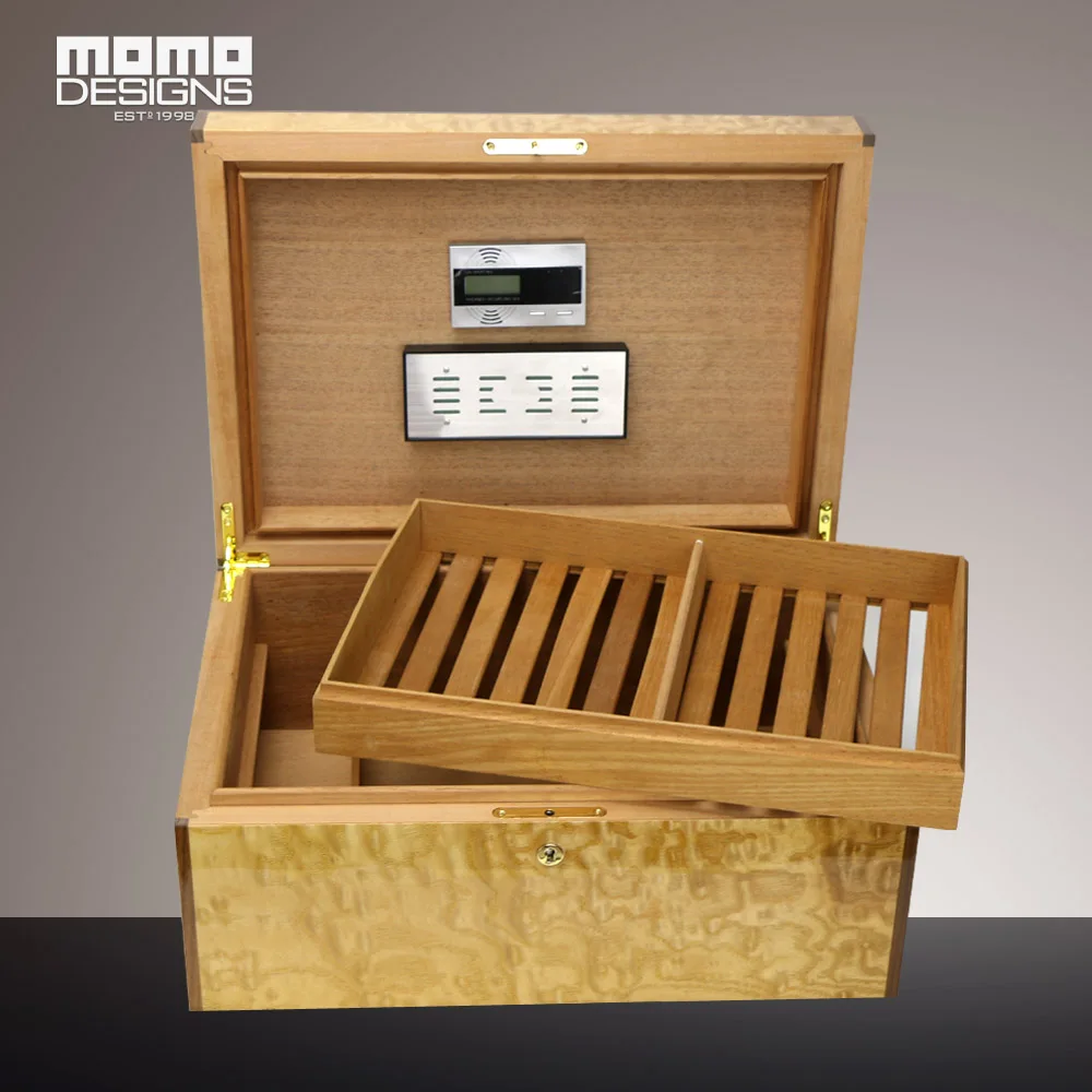 Deluxe Cohiba cigar box cedar wood humidor Rare Fraxinus