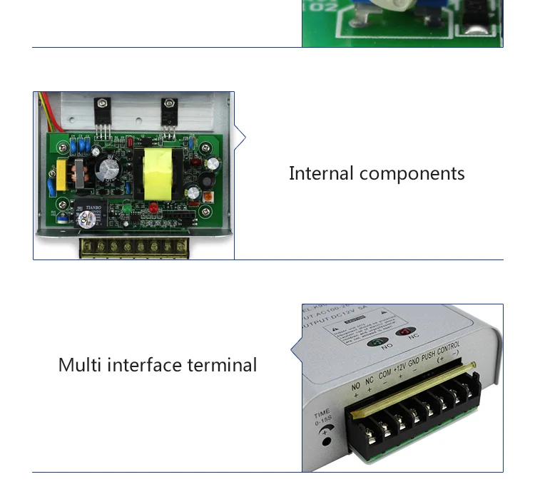 Realhelp мини источник питания с контролем доступа контроллер DC12V выходной ток 50 Вт система контроля доступа задержка питания