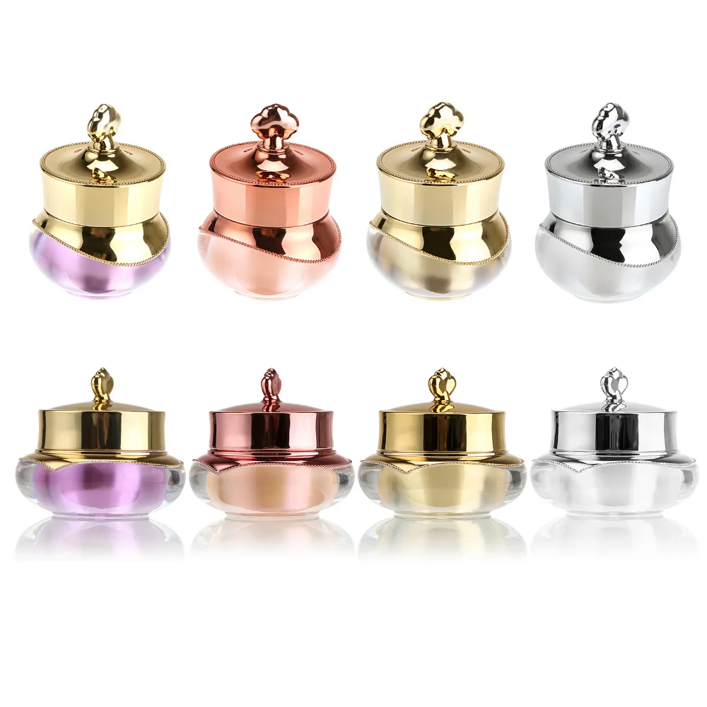 

5/10g Crown EMPTY POT BOTTLE For NAIL ART Powder Makeup Cosmetic Cream Container,Acrylic Material