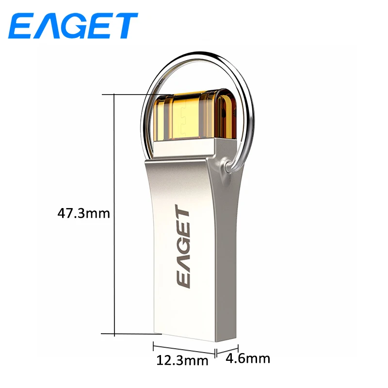 EAGET OTG USB флэш накопитель 32 Гб 3 0 Micro флеш 16 ГБ Флешка 64 U диск карта памяти для samsung