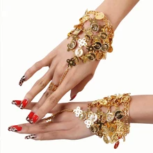 Танцевальная одежда Болливуд ювелирные изделия для танцевальных браслетов комплект ювелирных изделий индийские аксессуары(2 шт. для использования двумя руками