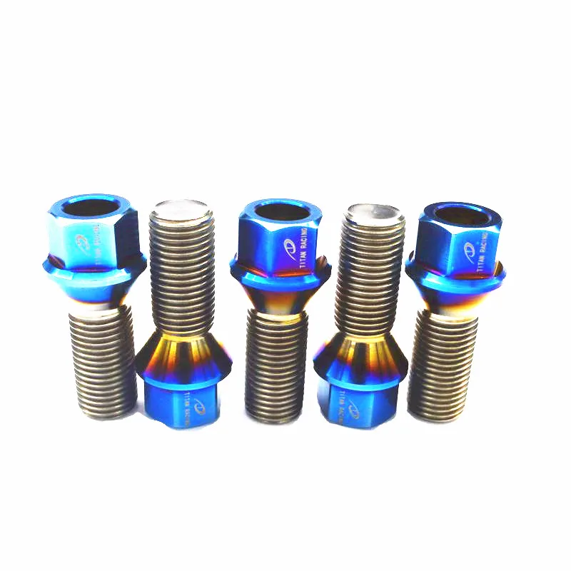 Titanium Bolts High strength Titanium Alloy Wheel Bolts for Car