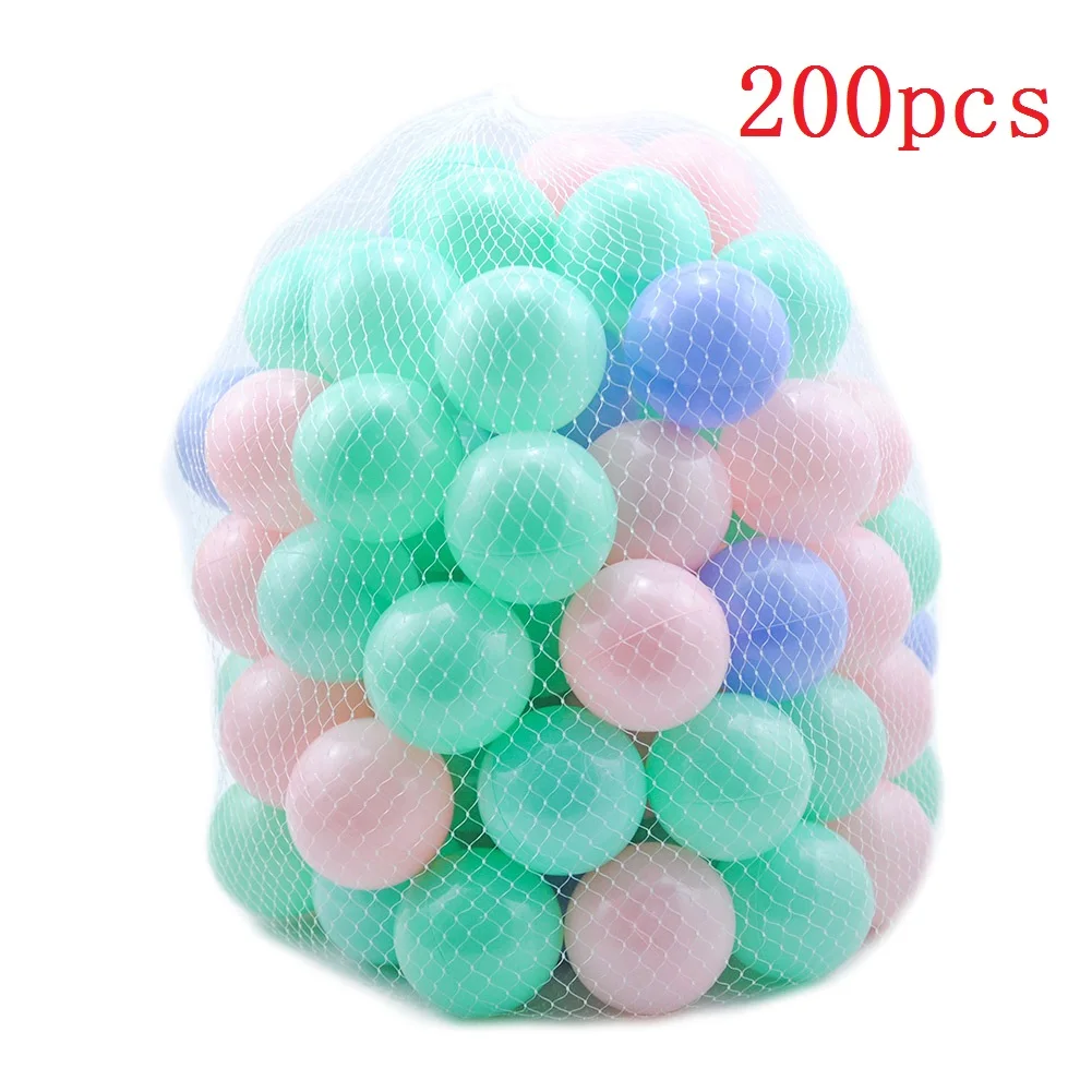 

200pc Colorful Soft Water Pool Ocean Wave Ball Plastic Ocean Ball for Tent Funny Baby Kid Swim Pit Toy Water Pool Pit Baby Toys