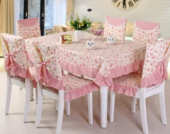 

Table cloth Pink flower Rose Square Tablecloths Rectangular Dinner Table Cover Coffee Table Tea seat back cushion cover B38