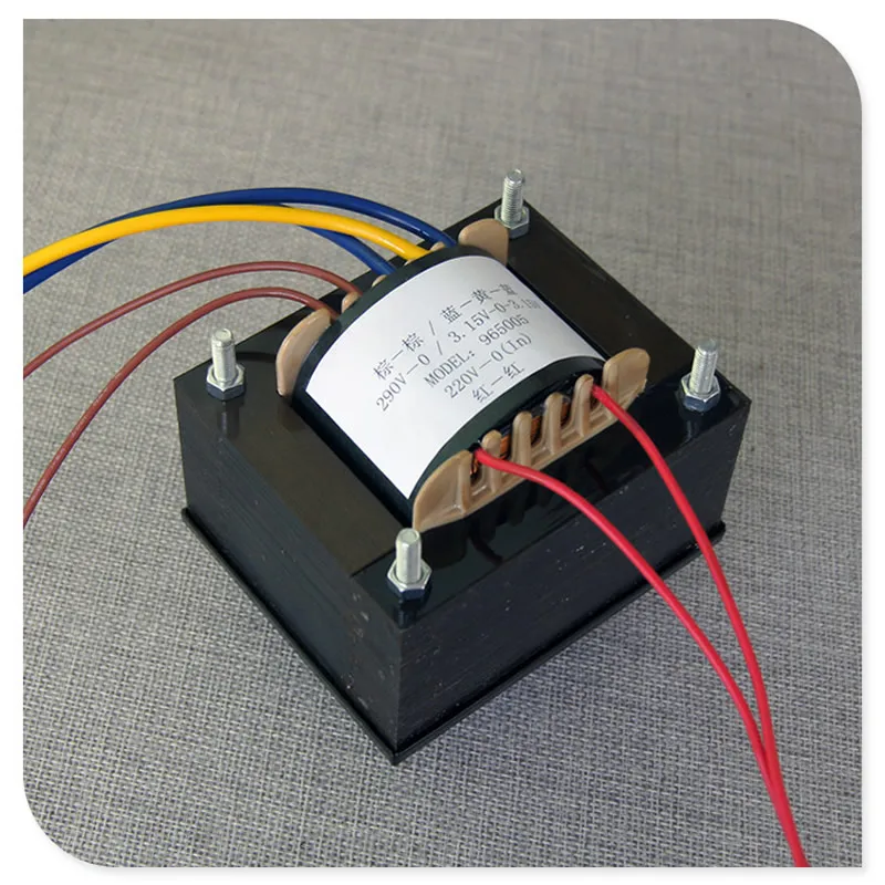 

FU19 FU29 FU32 universal bile post power transformer, horizontal with cow cover, 160W low frequency, output: 290V 0.4A