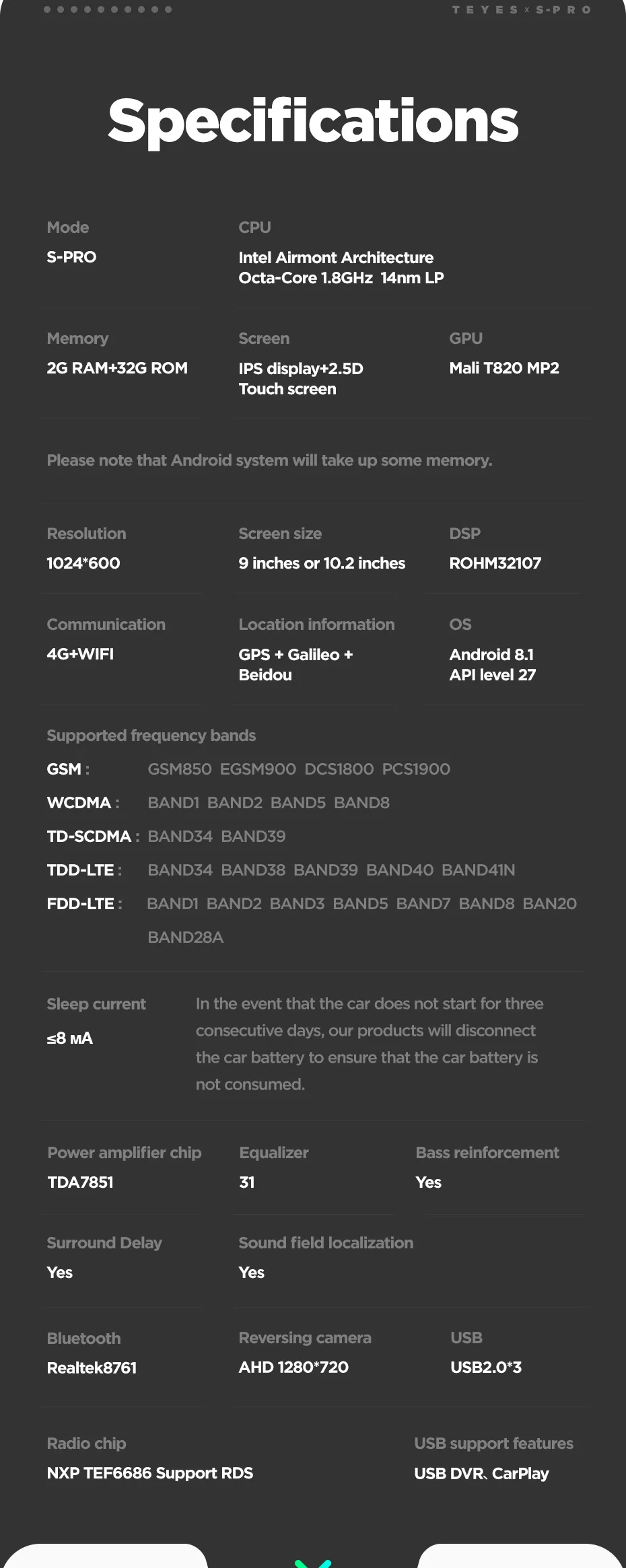 Sale TEYES SPRO Car Radio Multimedia no 2 din android Video Player Navigation GPS For Toyota Highlander 2 XU50 2013-2018 24