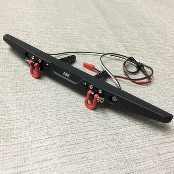 

1 Set Simulation CNC Rear Bumper Aluminum Alloy Anti Collision with LED Taillight for 1/10 Axial SCX10 Upgrade Parts