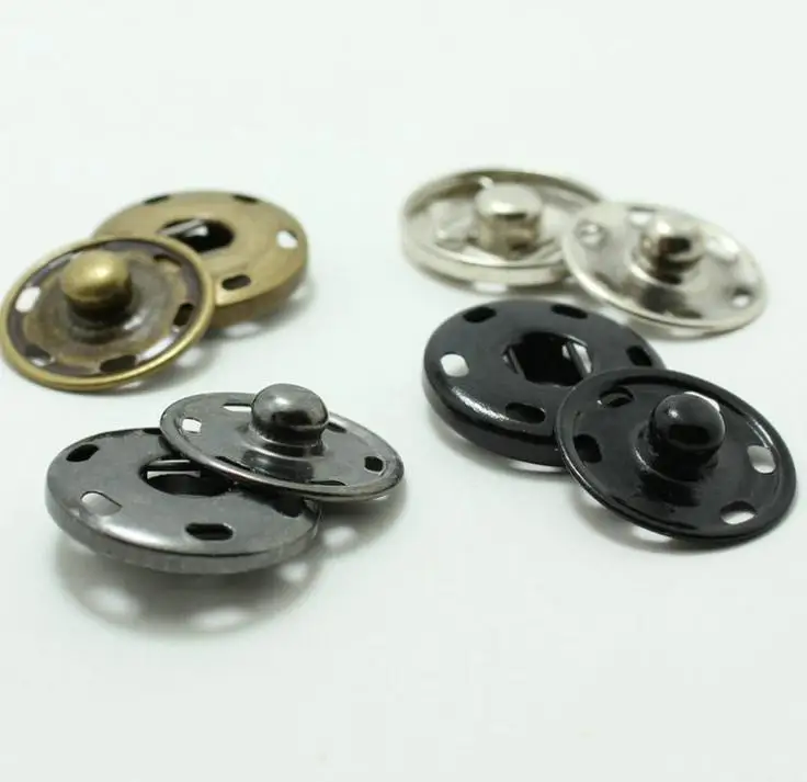 10 30mm Pure copper metal buckle snap button Buttons 200pcs/lot free shippingin Buttons from