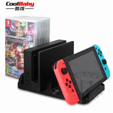 Новая многофункциональная зарядная док-станция для Nintendo Switch NS Console Switch Pro контроллер/коробка для карточных игр Подставка для хранения Joy-Con